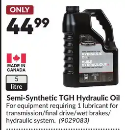 Princess Auto Semi-Synthetic TGH Hydraulic Oil offer