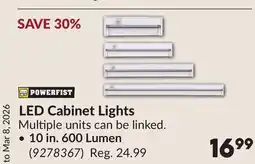 Princess Auto LED Cabinet Lights offer