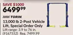 Princess Auto 13,000 lb 2-Post Vehicle Lift, Special Order Only offer