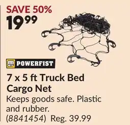 Princess Auto 7 x 5 ftTruck Bed Cargo Net offer