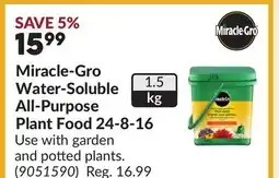 Princess Auto Miracle-Gro Water-Soluble All-Purpose Plant Food 24-8-16 offer