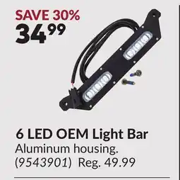 Princess Auto 6 LED OEM Light Bar offer