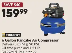 Princess Auto 6 Gallon Pancake Air Compressor offer