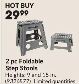 Princess Auto 2 pc Foldable Step Stools offer
