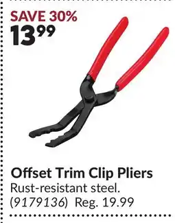 Princess Auto Offset Trim Clip Pliers offer