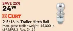Princess Auto 2-5/16 in. Trailer Hitch Ball offer