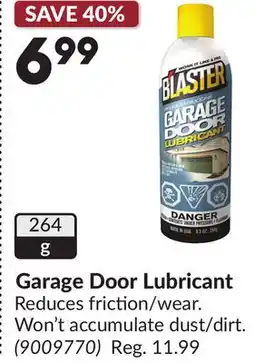 Princess Auto Garage Door Lubricant offer
