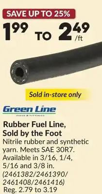 Princess Auto Rubber Fuel Line, Sold by the Foot offer