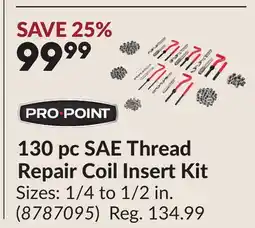 Princess Auto 130 pc SAE Thread Repair Coil Insert Kit offer