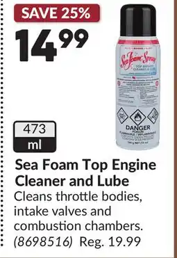 Princess Auto Sea Foam Top Engine Cleaner and Lube offer