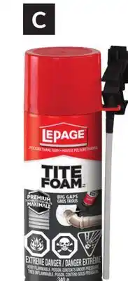 Princess Auto Expanding Foam Sealants offer