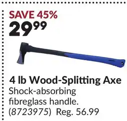 Princess Auto 4 lb Wood-Splitting Axe offer