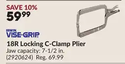 Princess Auto 18R Locking C-Clamp Plier offer