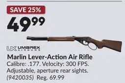 Princess Auto Marlin Lever-Action Air Rifle offer