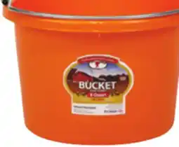 Princess Auto Orange 8 qt. Plastic Buckets offer