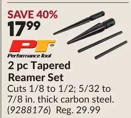 Princess Auto 2 pc Tapered Reamer Set offer
