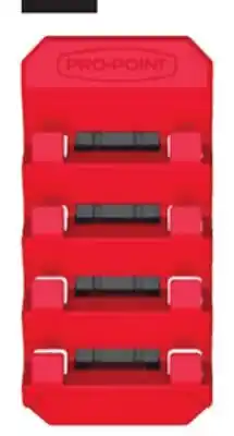 Princess Auto Magnetic Wrench Holders 4-Slot Red offer