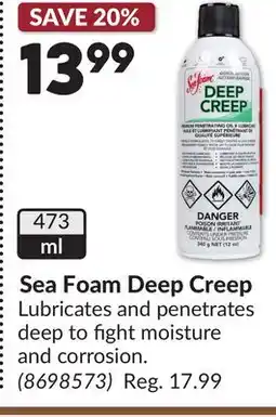 Princess Auto Sea Foam Deep Creep offer