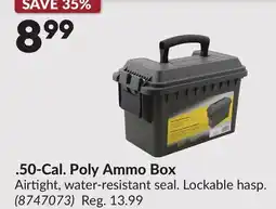 Princess Auto 50-Cal. Poly Ammo Box offer