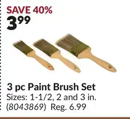 Princess Auto 3 pc Paint Brush Set offer