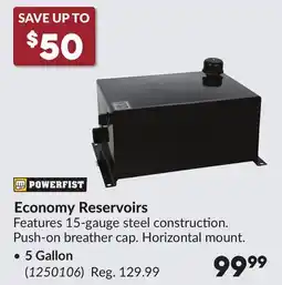 Princess Auto POWERFIST Economy Reservoirs 5 Gallon offer