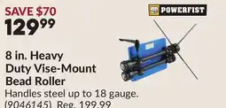 Princess Auto 8 in. Heavy Duty Vise-Mount Bead Roller offer