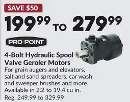 Princess Auto 4-Bolt Hydraulic Spool Valve Geroler Motors offer