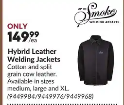 Princess Auto Hybrid Leather Welding Jackets offer