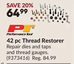 Princess Auto 42 pc Thread Restorer offer
