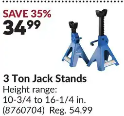 Princess Auto 3 Ton Jack Stands offer
