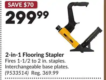 Princess Auto 2-in-1 Flooring Stapler offer