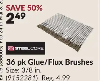 Princess Auto 36 pk Glue/Flux Brushes offer