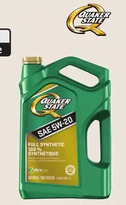 Princess Auto Quaker State Full-Synthetic Motor Oils offer