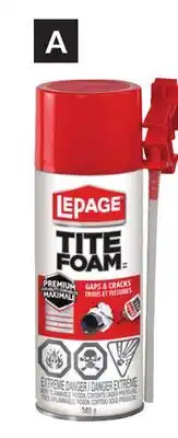 Princess Auto Expanding Foam Sealants offer