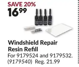 Princess Auto Windshield Repair Resin Refill offer