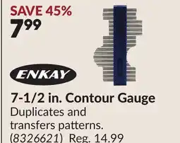 Princess Auto 7-1/2 in. Contour Gauge offer