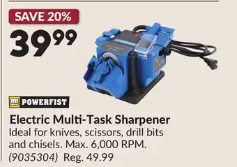 Princess Auto Electric Multi-Task Sharpener offer