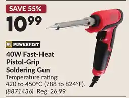 Princess Auto 40W Fast-Heat Pistol-Grip Soldering Gun offer