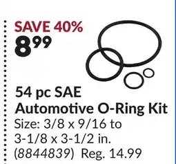 Princess Auto 54 pc SAE Automotive O-Ring Kit offer