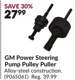 Princess Auto GM Power Steering Pump Pulley Puller offer