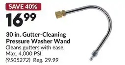 Princess Auto 30 in. Gutter-Cleaning Pressure Washer Wand offer