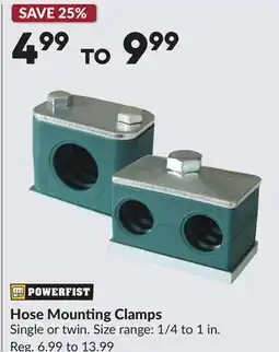 Princess Auto Hose Mounting Clamps offer