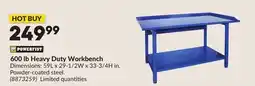 Princess Auto 600 lb Heavy Duty Workbench offer