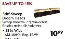 Princess Auto Stiff-Sweep Broom Heads offer