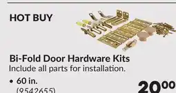 Princess Auto Bi-Fold Door Hardware Kits offer