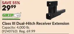 Princess Auto Class III Dual-Hitch Receiver Extension offer
