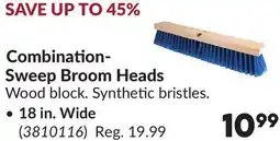 Princess Auto Combination- Sweep Broom Heads 18 in. Wide offer
