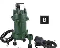 Princess Auto Cast-Iron Sewage Pumps offer