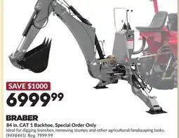 Princess Auto 84 in. CAT 1 Backhoe, Special Order Only offer