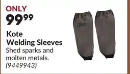 Princess Auto Kote Welding Sleeves offer